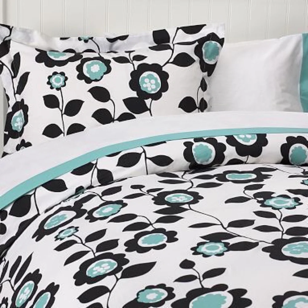 Pottery Barn Teen Nouveau Floral Organic Duvet